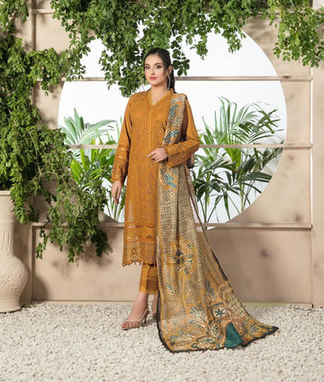 MARIA B EID COLLECTION LAWN PRINTED DRESS 3 PIECE UNSTITCHED