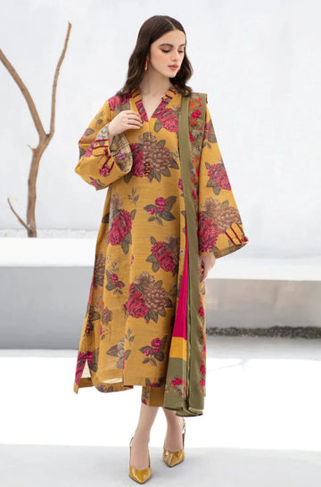 BAROOQUE EID COLLECTION LAWN PRINTED DRESS 3 PIECE UNSTITCHED