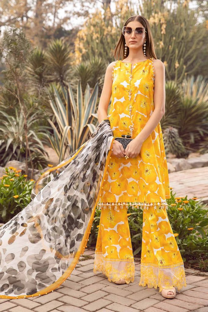 MARIA B EID COLLECTION LAWN PRINTED DRESS 3 PIECE UNSTITCHED