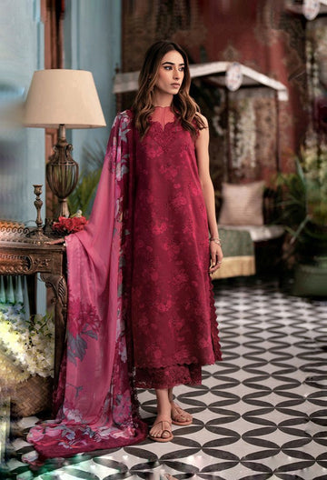 MARIA B EID COLLECTION LAWN PRINTED DRESS 3 PIECE UNSTITCHED