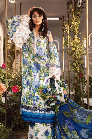 MARIA B EID COLLECTION LAWN PRINTED DRESS 3 PIECE UNSTITCHED