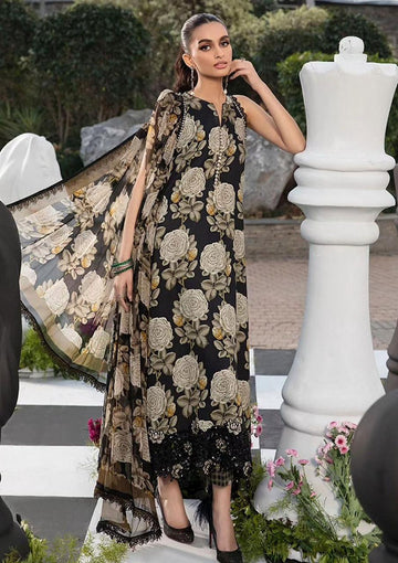 MARIA B EID COLLECTION LAWN PRINTED DRESS 3 PIECE UNSTITCHED