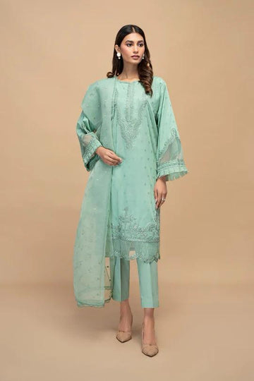 MARIA B LAWN EMBROIDERY DRESS 3 PIECE UNSTITCHED